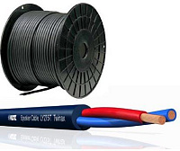 KLOTZ LY215B спикерный кабель LY215B, структура: 1.5мм2, диаметр: 7.0мм, 100м, *цвет:,синий(BL), цена за метр