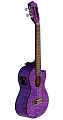 LANIKAI QM-PUCET  укулеле-тенор, волнистый клен, звукосниматель, вырез, чехол 10 мм в комплекте