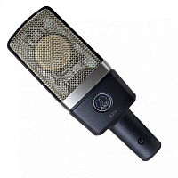 AKG C214 микрофон конденсаторный кардиоидный 20-20000Гц, 20мВ/Па, поставляется с держателем H85, ветрозащитой и кейсом для переноски