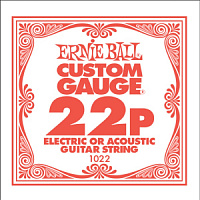 Ernie Ball 1022 струна для электро- и акустических гитар. Сталь, калибр .022