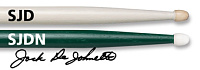 VIC FIRTH SJD  барабаннные палочки Jack DeJohnette, деревянный наконечник 5A, удлиненные палки, материал - гикори, длина 16 5/16", диаметр 0,565"