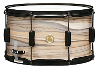 TAMA WP148BK-NZW WOODWORKS SERIES SNARE DRUM 8"х14" малый барабан, тополь, цвет Natural Zebrawood Wrap