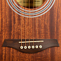 ROCKDALE Aurora D6 C ALL-MAH Satin акустическая гитара, дредноут с вырезом, копрус из махагони, цвет натуральный, сатиновое покрытие