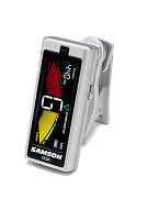 Samson CT20 универсальный тюнер на прищепке, диапазон настройки A0 (27.5 Гц) - C8 (4186 Гц), калибровка 1 Гц (410- 490 Гц), микрофон и пьезодатчик, 79х66х37 мм, вес 49 г