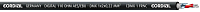 Cordial CDMX 1 FRNC цифровой кабель, 1 пара, 0,22 мм2, 4,6 мм, черный