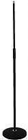 GEWA Mic Stand Black стойка микрофонная прямая, литая круглая основа, 87-155 см, черная