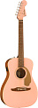 FENDER Malibu Player Shell Pink электроакустическая гитара, цвет розовый