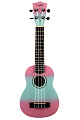 Kaimana UK-21 LBPK Укулеле сопрано, цвет сине-розовый