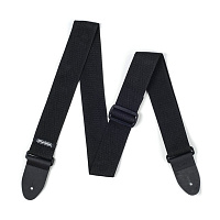 Dunlop D0701BK Poly Black  гитарный ремень, полиэстер, цвет черный