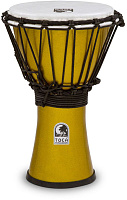 TOCA TFCDJ-7MY Freestyle Metallic Yellow джембе 7" (17.8 см),  цвет желтый металлик