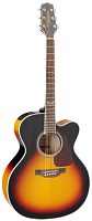 TAKAMINE G70 SERIES GJ72CE-BSB электроакустическая гитара типа Jumbo, цвет санберст