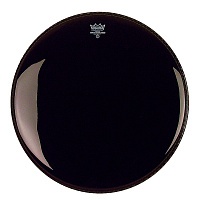 REMO P3-1022-ES- POWERSTROKE® 3 22' EBONY фронтальный черный пластик для большого барабана