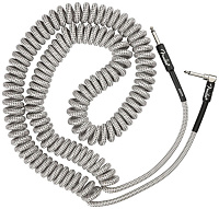 FENDER Professional Coil Cable 30' White Tweed инструментальный кабель, витой, длина 9 метров, белый твид