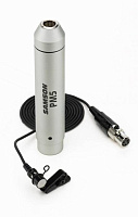 SAMSON QL5 CL петличный конденсаторный микрофон с адаптером SAMSON PM6 mini xlr-XLR 3 pin и ветрозащитой