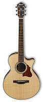 IBANEZ AE205JR-OPN акустическая гитара, цвет натуральный, чехол в комплекте