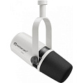 RELACART PM1 White Кардиоидный динамический микрофон с держателем, цвет белый