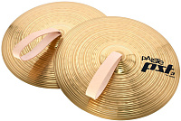 Paiste 14" PST 3 BAND  маршевые тарелки (пара) с ремнями и фетровыми прокладками