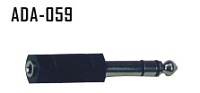 STANDS & CABLES ADA059  переходник стерео мини-джек мама 3,5 мм - джек стерео папа 6.3 мм