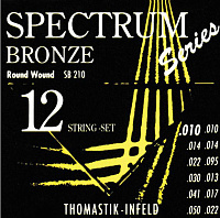 THOMASTIK Spectrum SB210 струны для двенадцатиструнной гитары 10-50, бронза