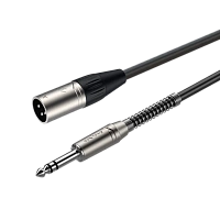 ROXTONE SMXJ260/5 (MP) Кабель микрофонный XLR "папа" - джек стерео 6.3 мм, длина 5 м