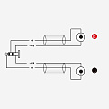 ROXTONE RAYC150/10 (MP) Аудиокабель джек стерео мини 3.5 мм - 2 RCA, длина 10 м