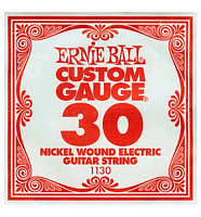 Ernie Ball 1130 струна для электро- и акустических гитар. Никель, в оплётке, калибр .030