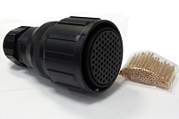 Amphenol MP-4106-85S Разъем аудио серии MP-41, 85 обжимных контактов, гнездо на кабель