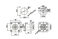 AuraSonics SC4FS панельный разъем 4-контактный спикон "мама"