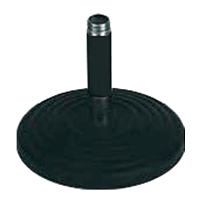 ROXTONE MS026 Black прямая настольная микрофонная стойка, 6 см, чугун, D 6.5 см, вес 0.5 кг