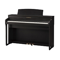KAWAI CA49R  цифровое фортепиано, механика GFC, OLED дисплей, 19 тембров, 20 ВТ x 2, цвет палисандр матовый