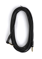AuraSonics J63J63R-5 гитарный кабель Jack TS 6.3 мм  - угловой Jack TS 6.3 мм, длина 5 метров, цвет черный