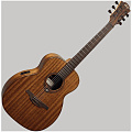 LAG TRAVEL-KAE  электроакустическая тревел-гитара + чехол, цвет коричневый, кайя