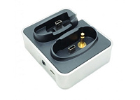 Samson AR2D-E1 Double Dock зарядное устройство для приемника Samson AR2  и поясного передатчика Samson AL2, разъем mini-USB  для внешнего сетевого адаптера, 3,5 мм Jack Audio-выход
