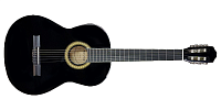 VESTON C-45A BK классическая гитара 4/4, с анкером, цвет черный