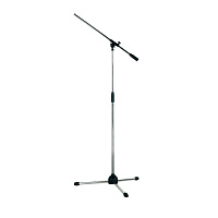 ECO MS020 Chrome Микрофонная стойка-"журавль", стрела 75 см, цвет хром, вес 2.2 кг, высота 105-175 см