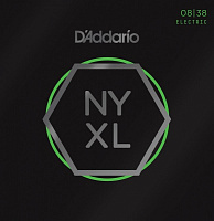 D'ADDARIO NYXL0838 струны для электрогитары, Extra Super Light, 8-38