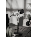 SHURE MV7-S гибридный широкомембранный USB/XLR микрофон для записи/стримминга речи и вокала, цвет серый