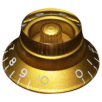 Hosco H-KG-160  ручка потенциометра Les Paul, конус, Gold