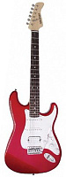 Fernandes LE-1Z CAR/L  электрогитара Stratocaster HSS, цвет красный