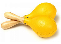 LP LP281 Professional Maracas маракасы пластиковые желтые, деревянная ручка