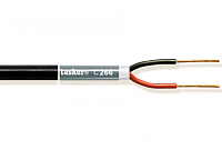 Tasker C266-BLACK эластичный круглый акустический кабель, OFC 2х2.00 кв.мм