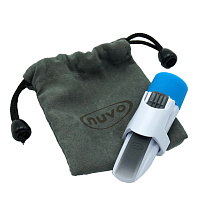 NUVO jSax Mouthpiece Assembly in tote bag (White/Blue) мундштук для jSax, материал пластик, цвет белый/голубой, чехол в комплекте