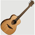 LAG TRAVEL-RCE  электроакустическая тревел-гитара с чехлом, цвет натуральный, кедр