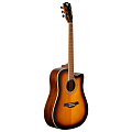 ROCKDALE Aurora D6 C SB Gloss акустическая гитара, дредноут с вырезом, цвет санберст, глянцевое покрытие