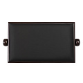 ROCKDALE RHAPSODY 135 ROSEWOOD BLACK деревянная банкетка с регулировкой высоты, цвет корпуса палисандр, сиденье - кожзам черный