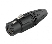 ROXTONE RX3F-BT Разъем XLR кабельный, "мама", 3-контактный, цвет черный