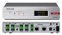 Tascam MM-2D-E Dante-Analogue конвертор с DSP Mixer, 2 MIC(+48V)/LIN входа и 2 линейных выхода с разъёмами EUROBLOCK