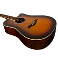 ROCKDALE Aurora D3 C SB Gloss акустическая гитара, дредноут с вырезом, цвет санберст 
