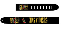 Perri's P25GNR-6003  Кожаный ремень 2,5" для гитары, Guns'N'Roses