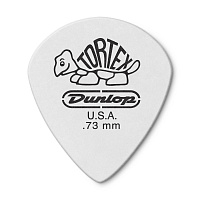 Dunlop 478P073 Tortex White Jazz III 12Pack  медиаторы, толщина 0,73 мм, 12 шт.